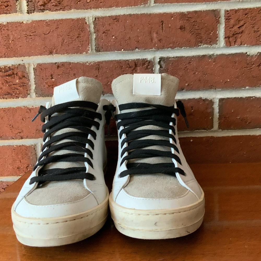 P448 skater sneaker hi top